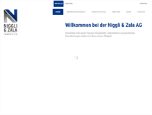 Tablet Screenshot of niza.ch